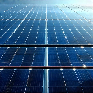 Solar panel with laser scanning