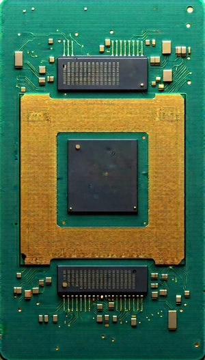 Close-up of microprocessor