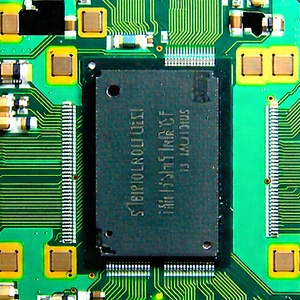 Close-up of memory module