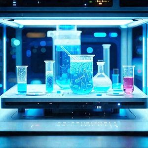 Entertainment Technology In Modern Laboratory With Image, There