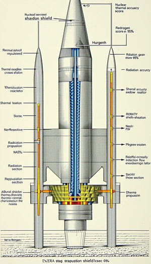 detailed diagram rocket engine
