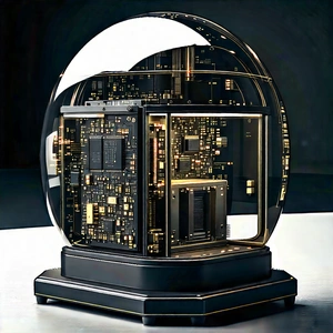 Quantum computer with laser scanning
