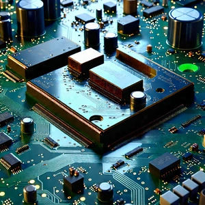 Circuit board with laser scanning
