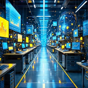 Financial technology in manufacturing facility