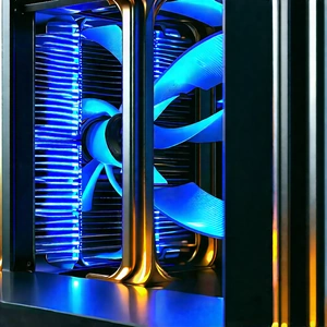 Close-up of cooling system