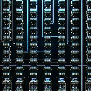 Close-up of sensor array