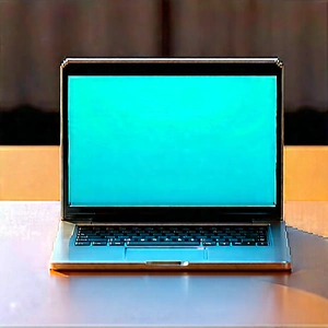 Laptop With Streaming Content With Laptop Computer