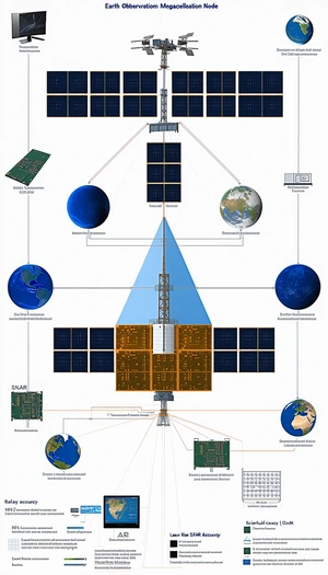 diagram that relationship between satellite