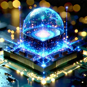 Quantum computer with holographic projection