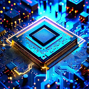 Microchip with digital particles