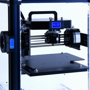 A 3d Printer Is Shown In A Close-up View