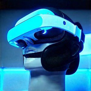 Vr headset with data visualization