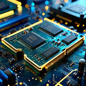 Close-up of memory module