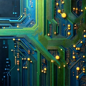 Circuit board with data streams