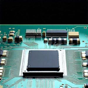 Close-up of microprocessor
