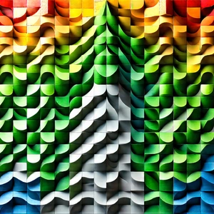 Abstract Landscape Photography: Tessellation with (dramatic:1.16) contrast