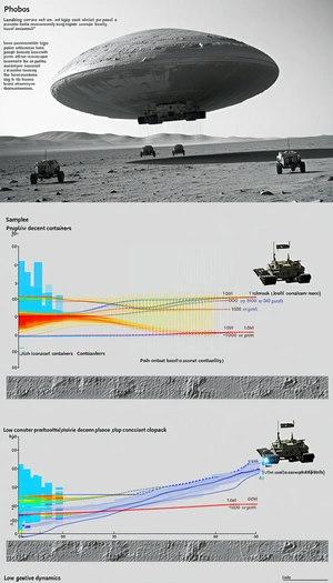 The Image Is A Graphic Representation Of A Rover On Mars, With A Focus On The Rover's Temperature