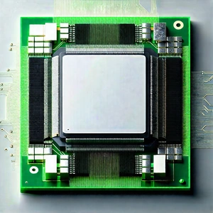 Microchip with laser scanning