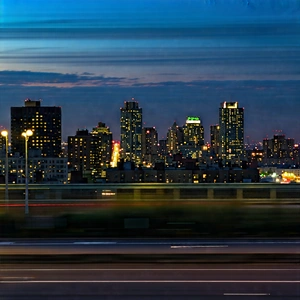 Urban Advertising Photography: Cityscape Of Urban Skyline During Night With Captures Beautiful