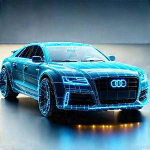 Automotive Technology In Research Center With Blue Shown
