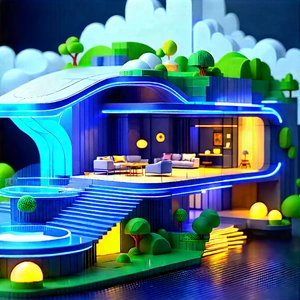 Futuristic smart home