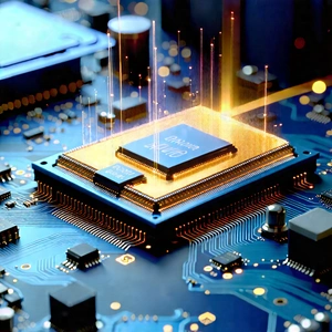 Microchip with laser scanning