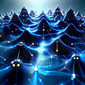 Blockchain Network Visualization With Image, There