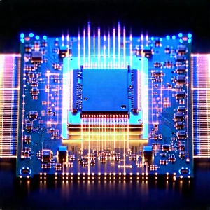 Microchip with holographic projection