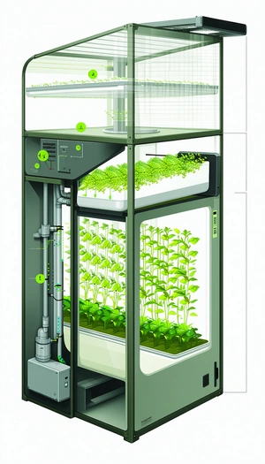 A Greenhouse With A Large Number Of Plants Growing Inside