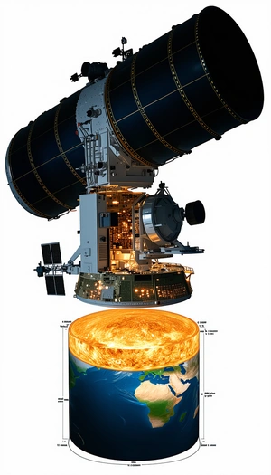 A Large Satellite Dish, Which Is Located On Top Of A Space Station