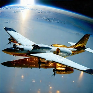 Aerospace Technology In Research Center With Large White