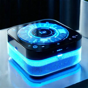 Smart home device with holographic display