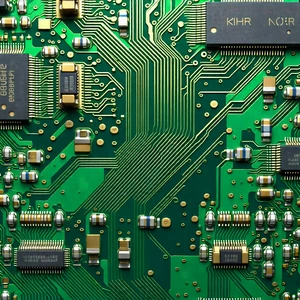 Tech Lithograph: Close-up of memory module