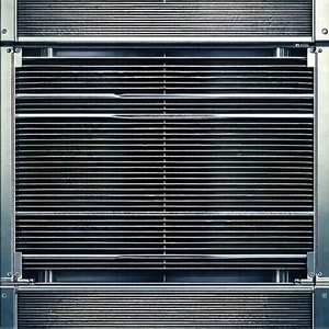 Close-up of cooling system