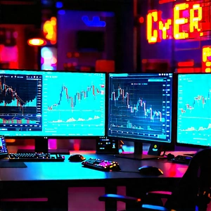 Financial technology in tech office