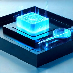 Innovative Medical Technology Design With Blue Blue