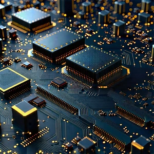 Close-up Of Sensor Array With Close-up Computer
