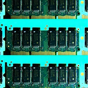 Close-up of memory module