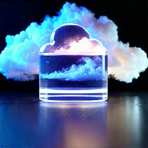 Cloud Computing Visualization With Large Glass