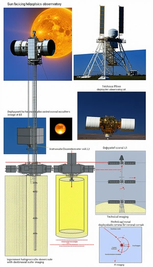 The Image Is A Diagram Of A Space Station, Showing Various Components And Their Functions