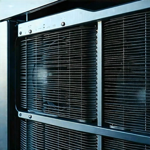 Close-up of cooling system