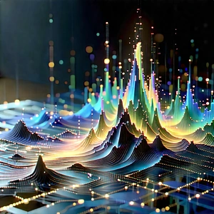 Big Data Visualization With Colorful, Abstract