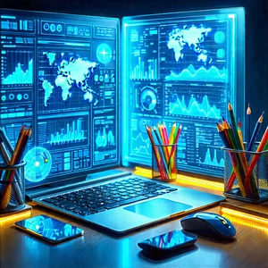 Healthcare technology in tech office