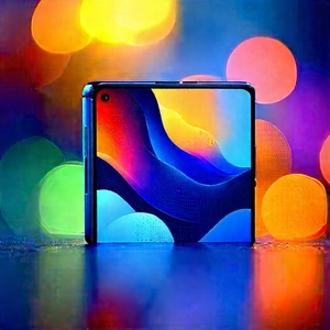 Smartphone With Digital Artwork With Cell Phone
