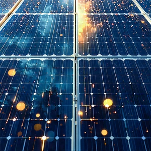 Solar Panel With Data Streams With Large Solar