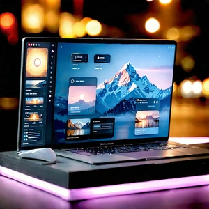 Laptop with user interface