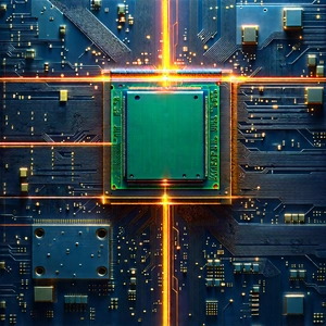 Microchip with laser scanning