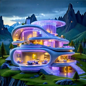 Futuristic smart home