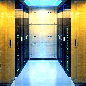 (futuristic:1.14) server room