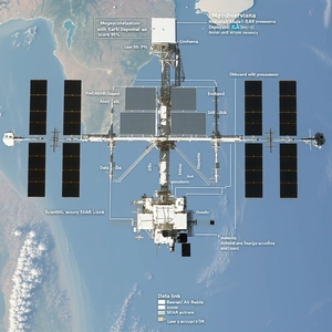 detailed diagram space shuttle